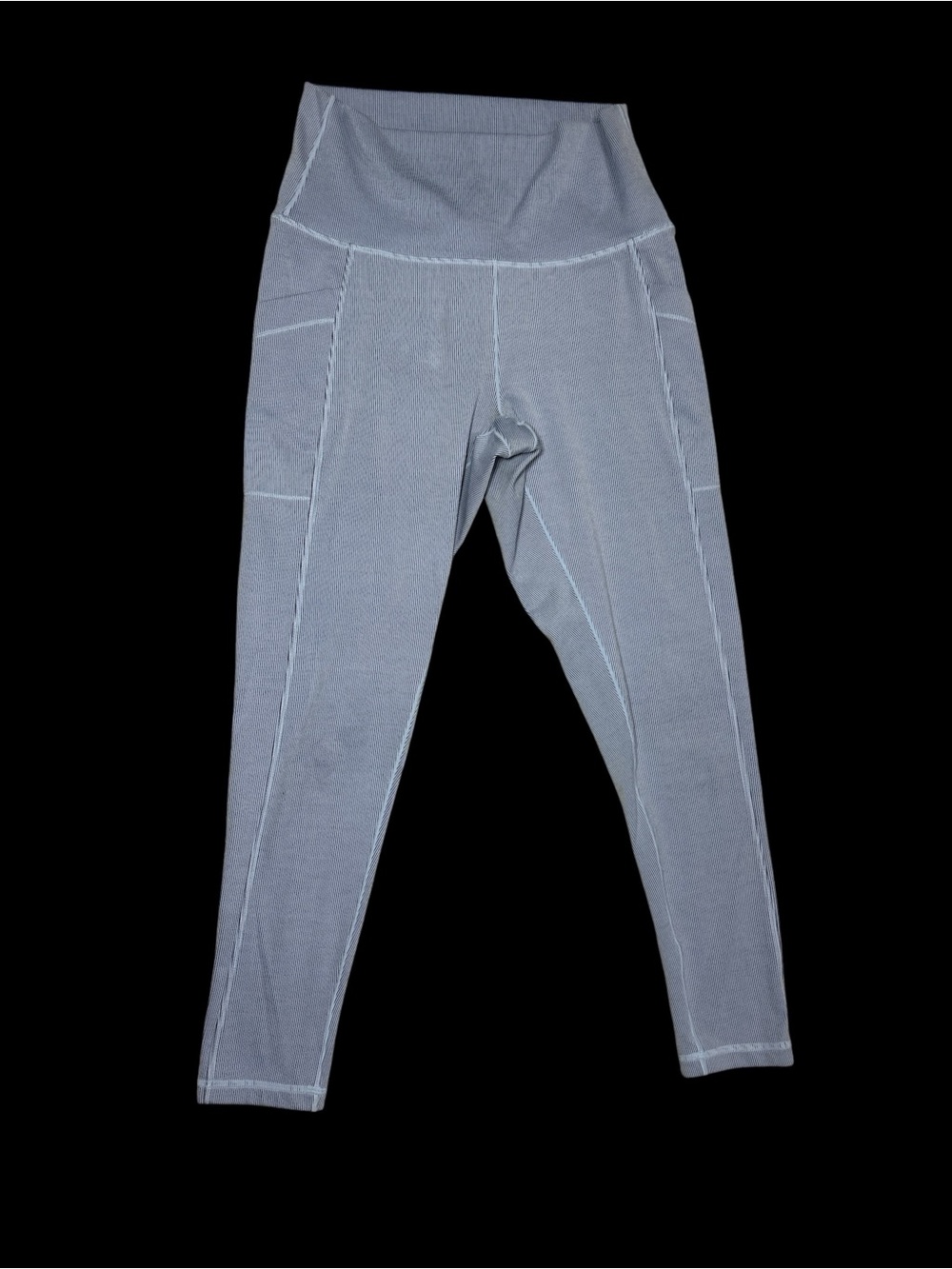 Prana ribbed leggings slate blue